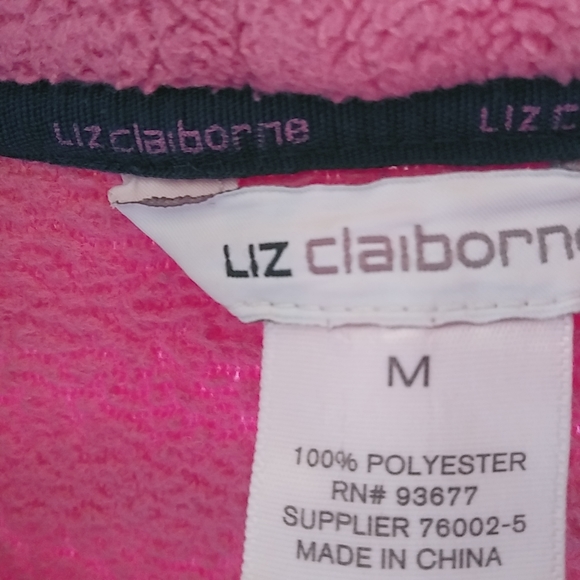 Liz Claiborne M Pink Bath Sleep Robe - Picture 5 of 6